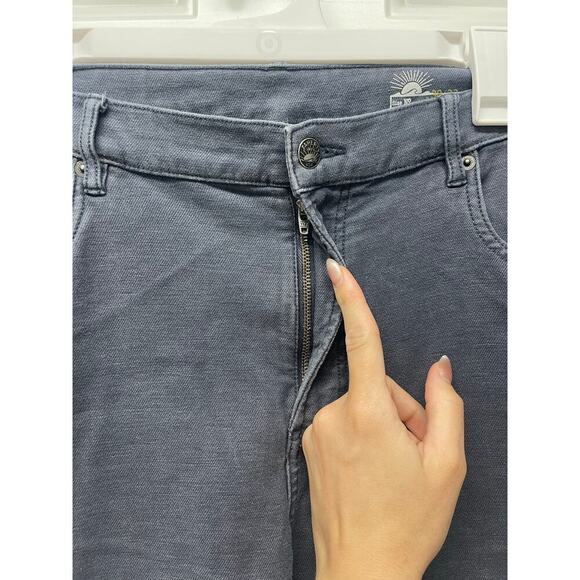 Faherty Men's Stretch Terry 5-Pocket Athletic fit pant Navy size 38x32 - Picture 3 of 7